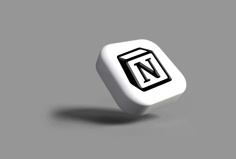 a letter n with a block logo over it