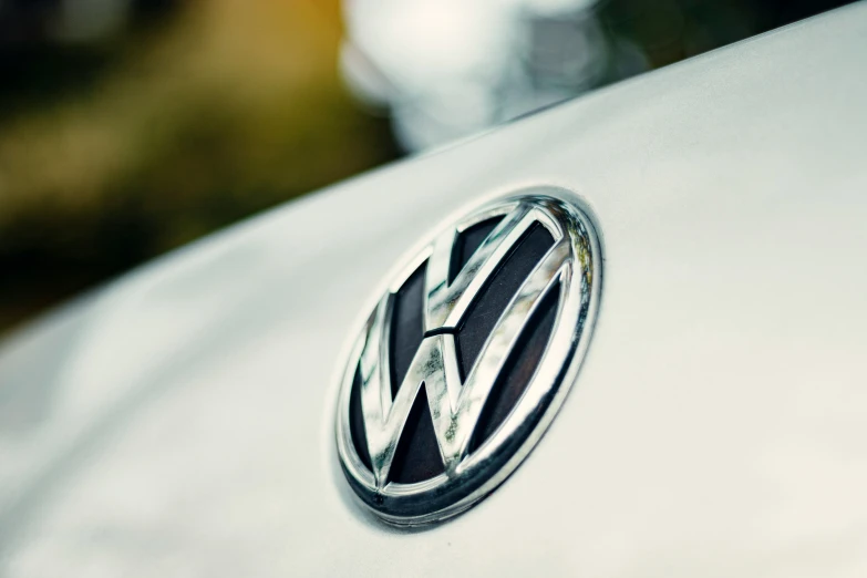 the badge on a vw nd car