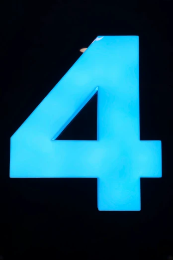 there is an unusual shape that appears to be a four