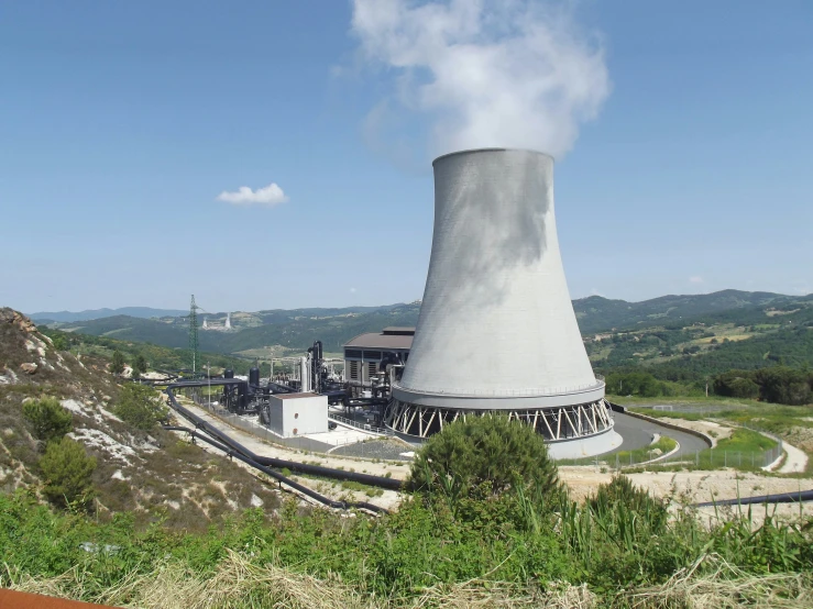 smoke billowing out the top of a cooling unit