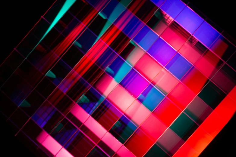 an abstract image with bright colors
