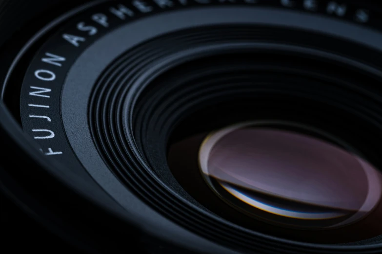 a close - up of the lens of a canon camera