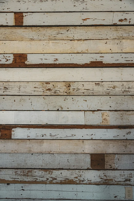 some planks of wood are arranged together