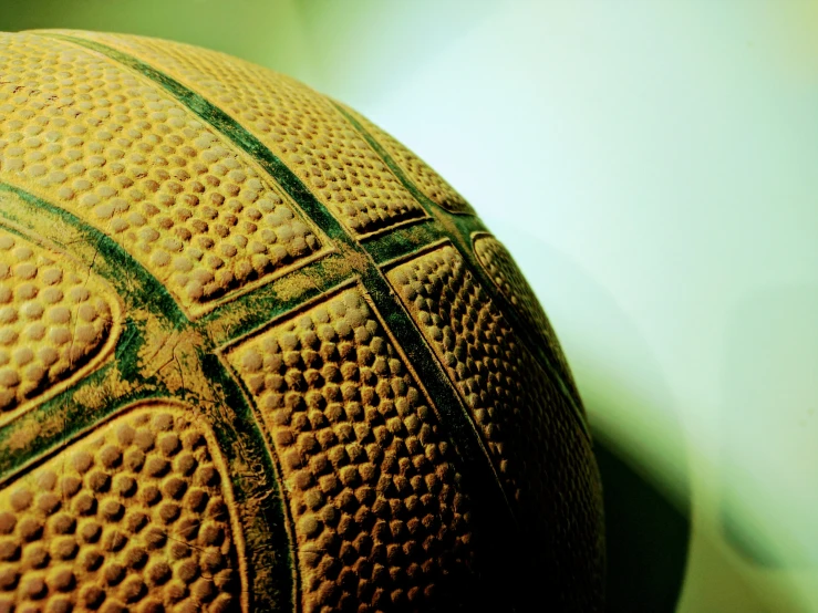 an image of a close up view of an orange basketball