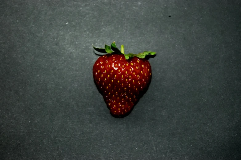 this is a very bright strawberries on the ground