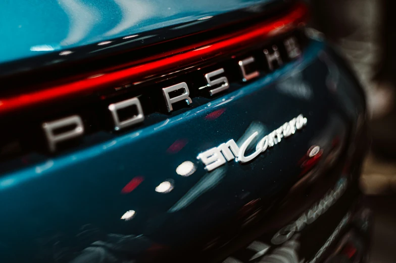 a close up of a close up of the emblem on a car