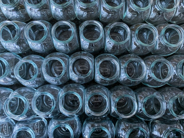 rolls of poly wrapped wire sit in a pile