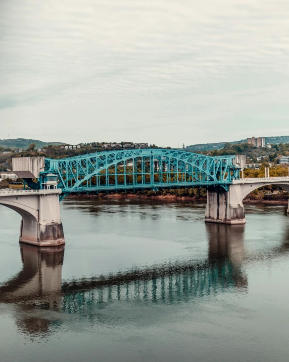 an image of a bridge going over water