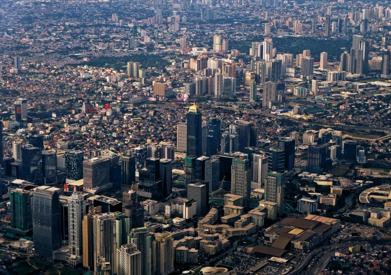 the city skyline with skyscrs and other large buildings