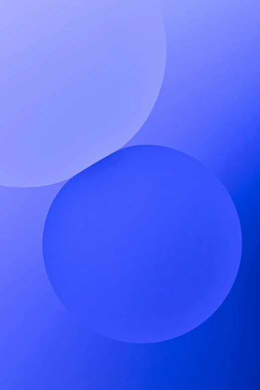 a white blue circles with blurry background