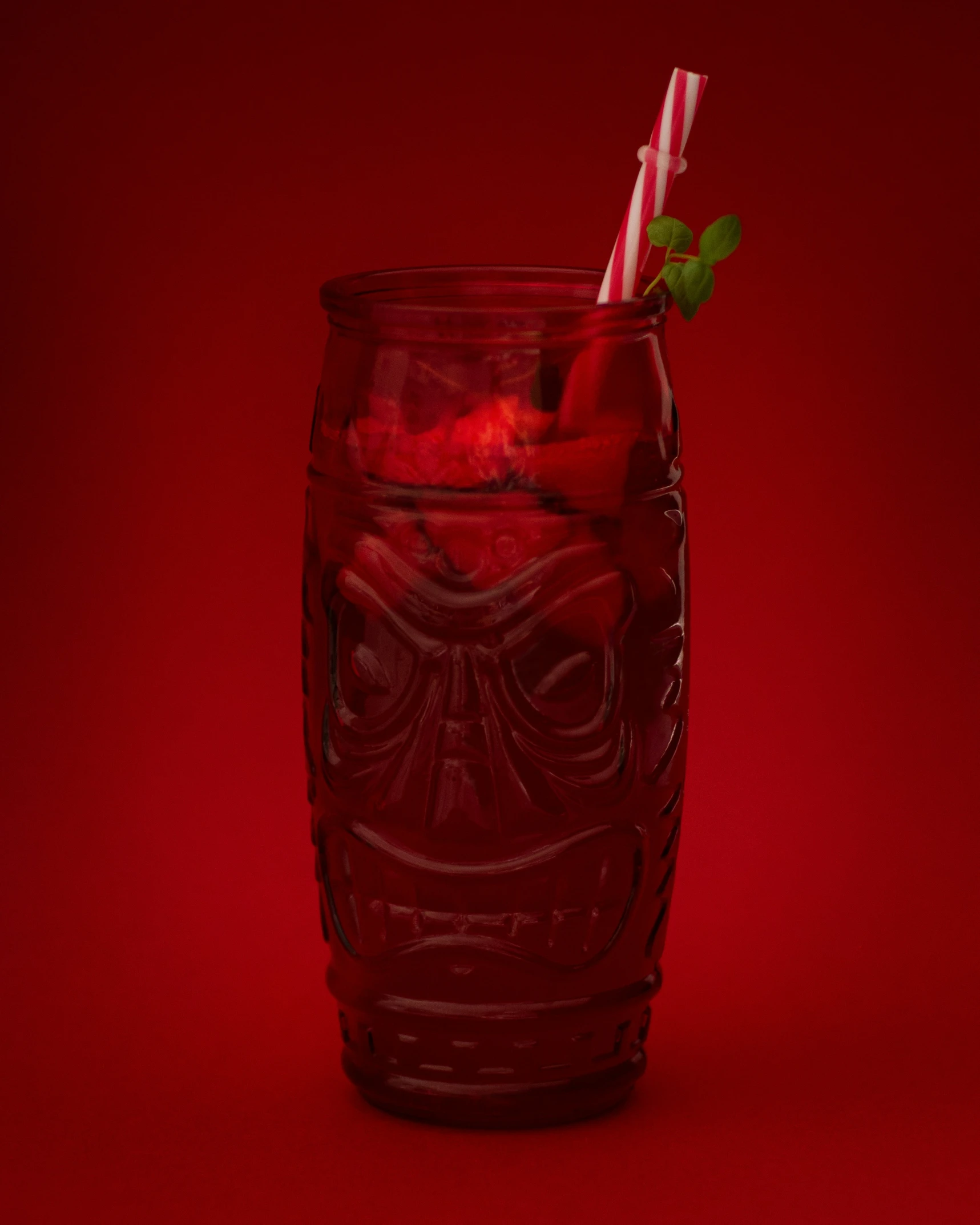 a drink is shown with the straws sticking out of it