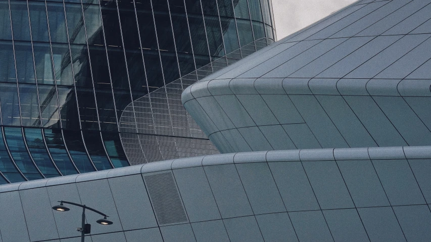 a close up s of the exterior of a glass building