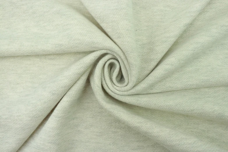 a plain linen with a very large, curved design