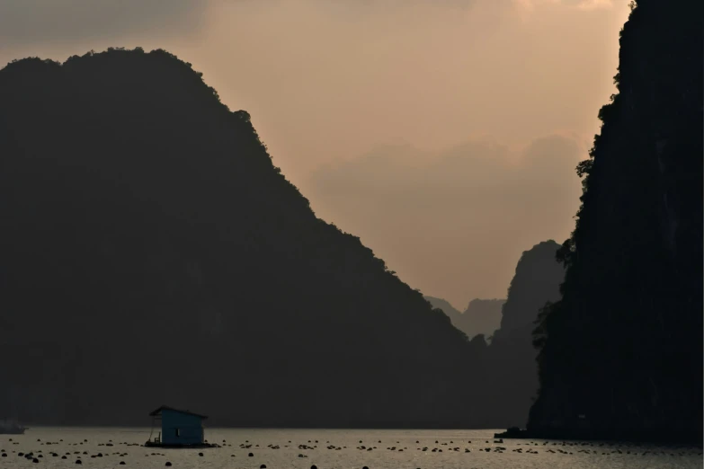 a boat that is out in the water