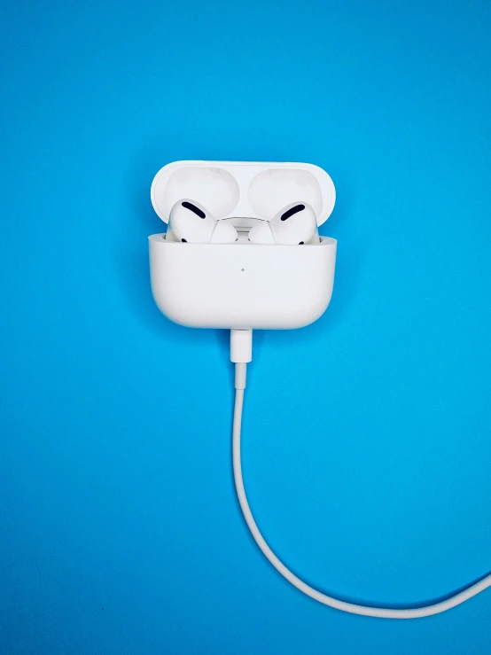 a ear buds with an extension cord attached