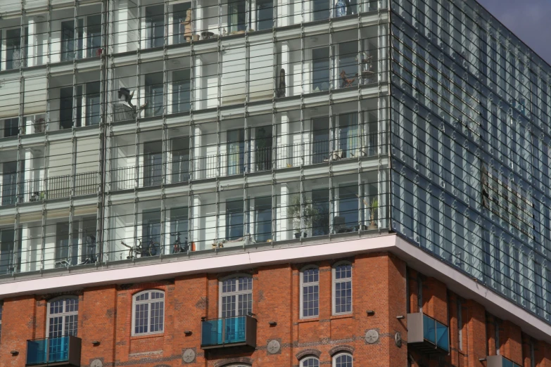 the front of a building that has several windows