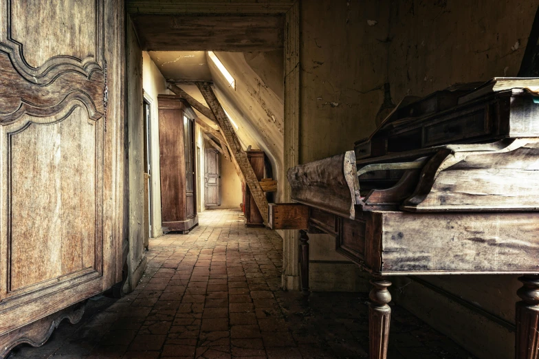 an old living room that has been completely torn out