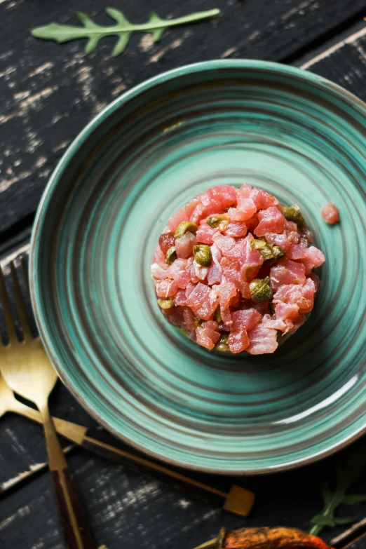 an odd looking food dish on top of a plate