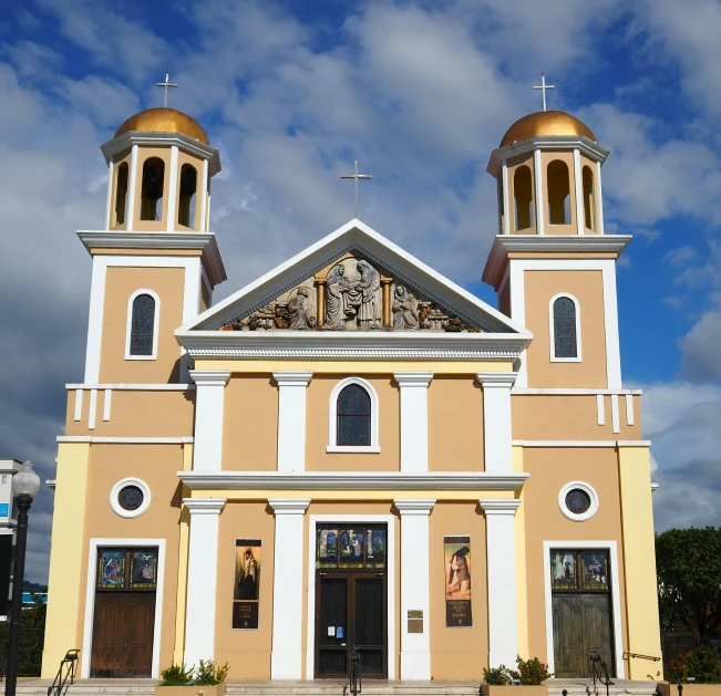 the church is built on top of rocks