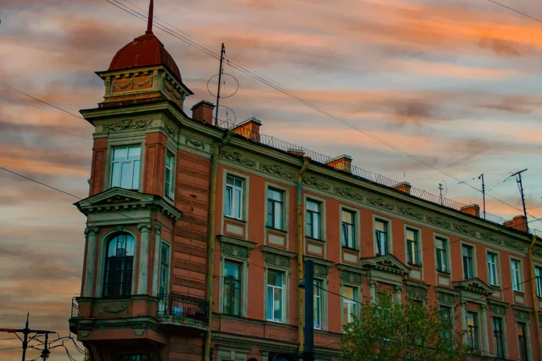 a clock tower on the side of a building