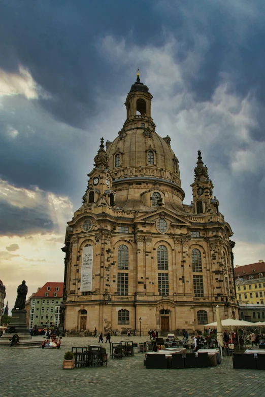 old building under cloudy sky in european city