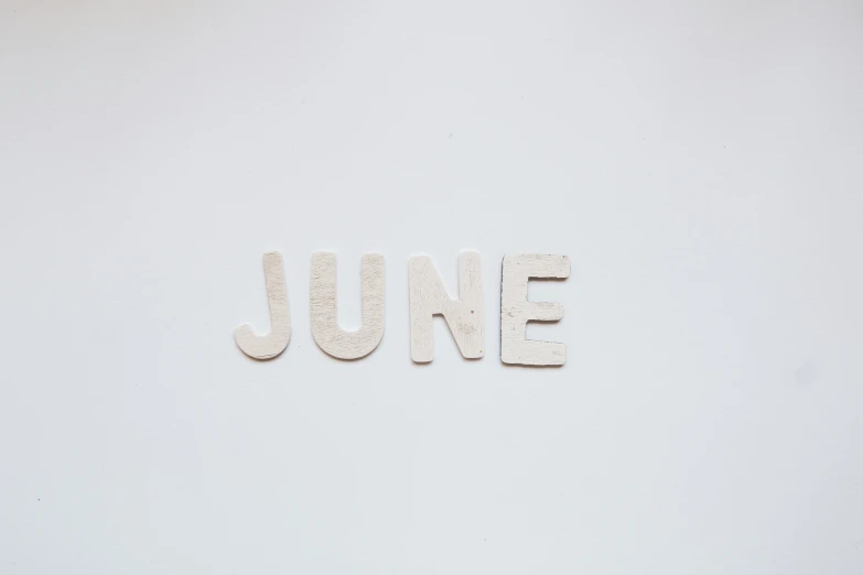 a word made out of wooden letters