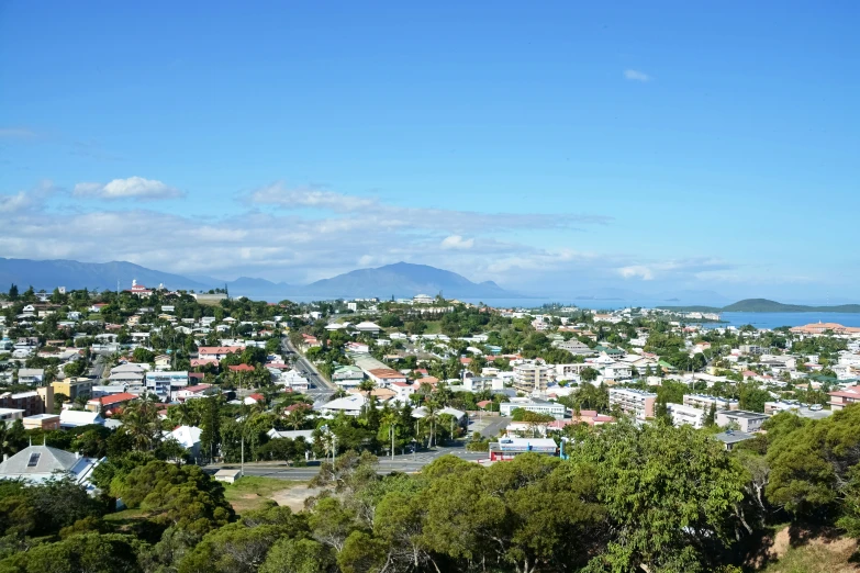 a scenic view over the city of sydney