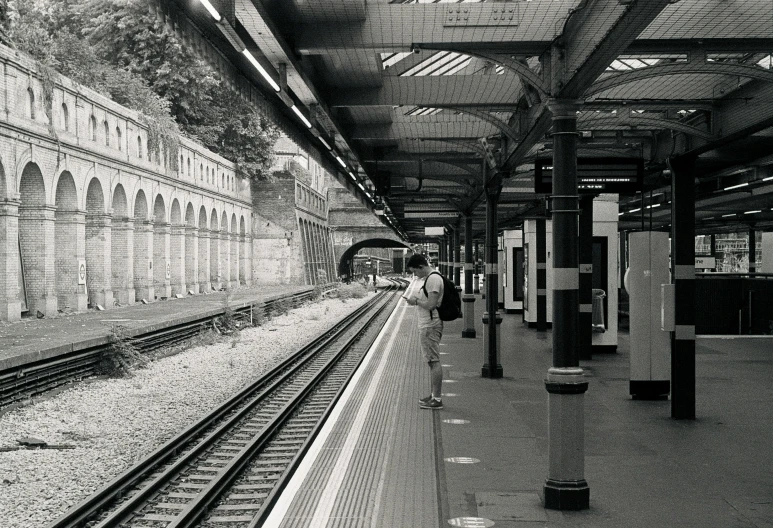 there is a train station that has its windows opened