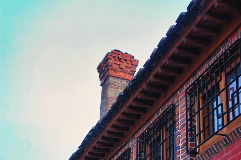 the clock tower on the side of a building