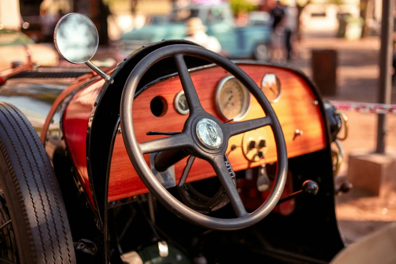 a close - up of the inside view of a car