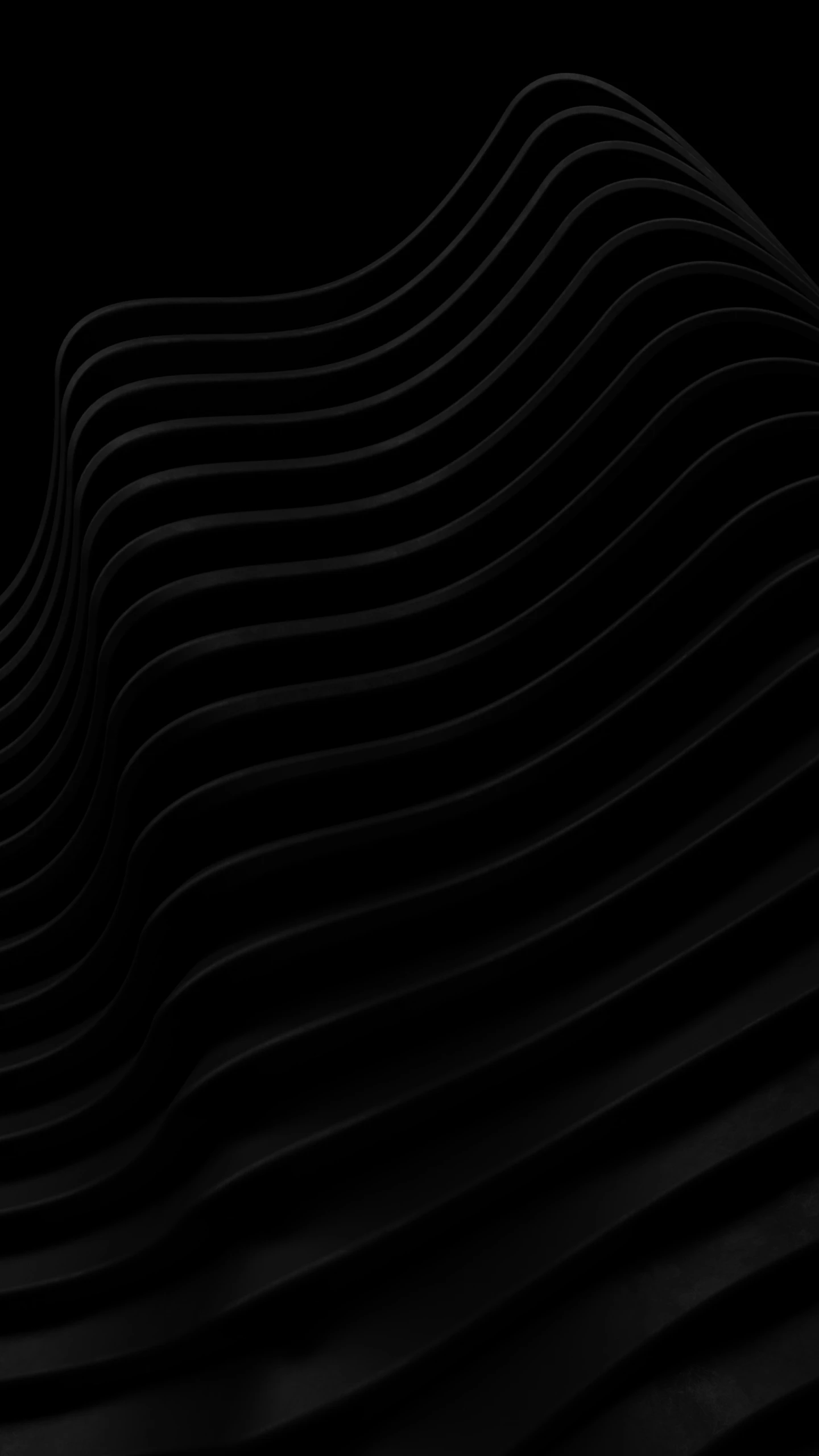 a po of some wavy lines in black