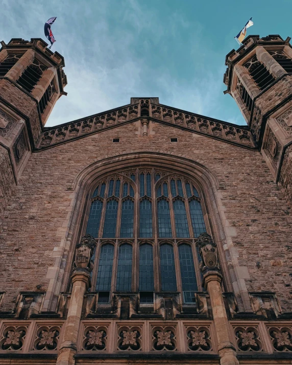 some very pretty looking buildings that look like they have large windows