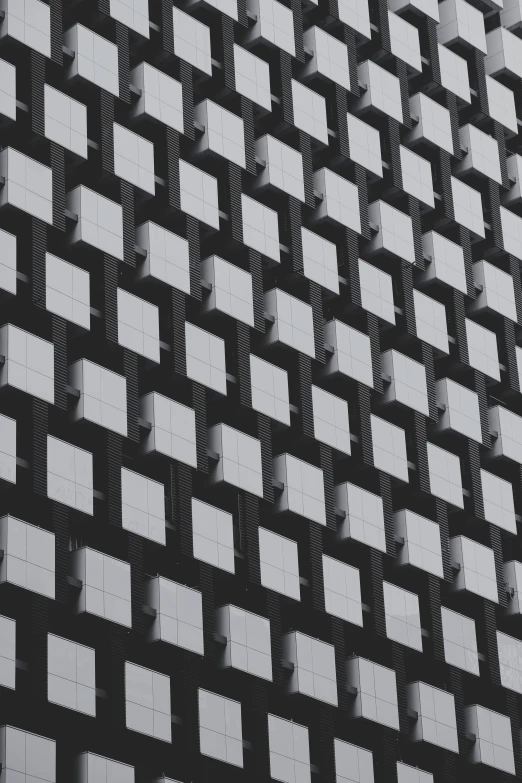 abstractly constructed black and white architectural background