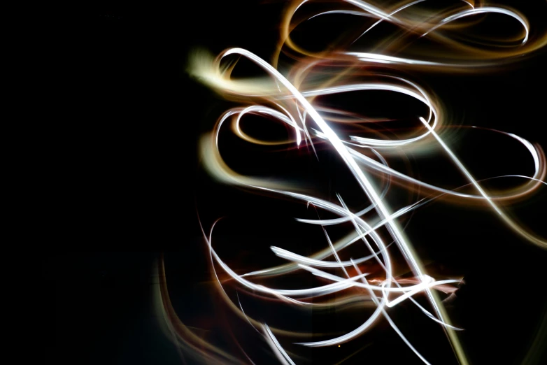 a stylized pograph with a long exposure of a person in the background