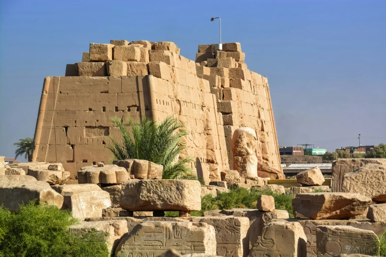 the huge structure is made out of big rocks