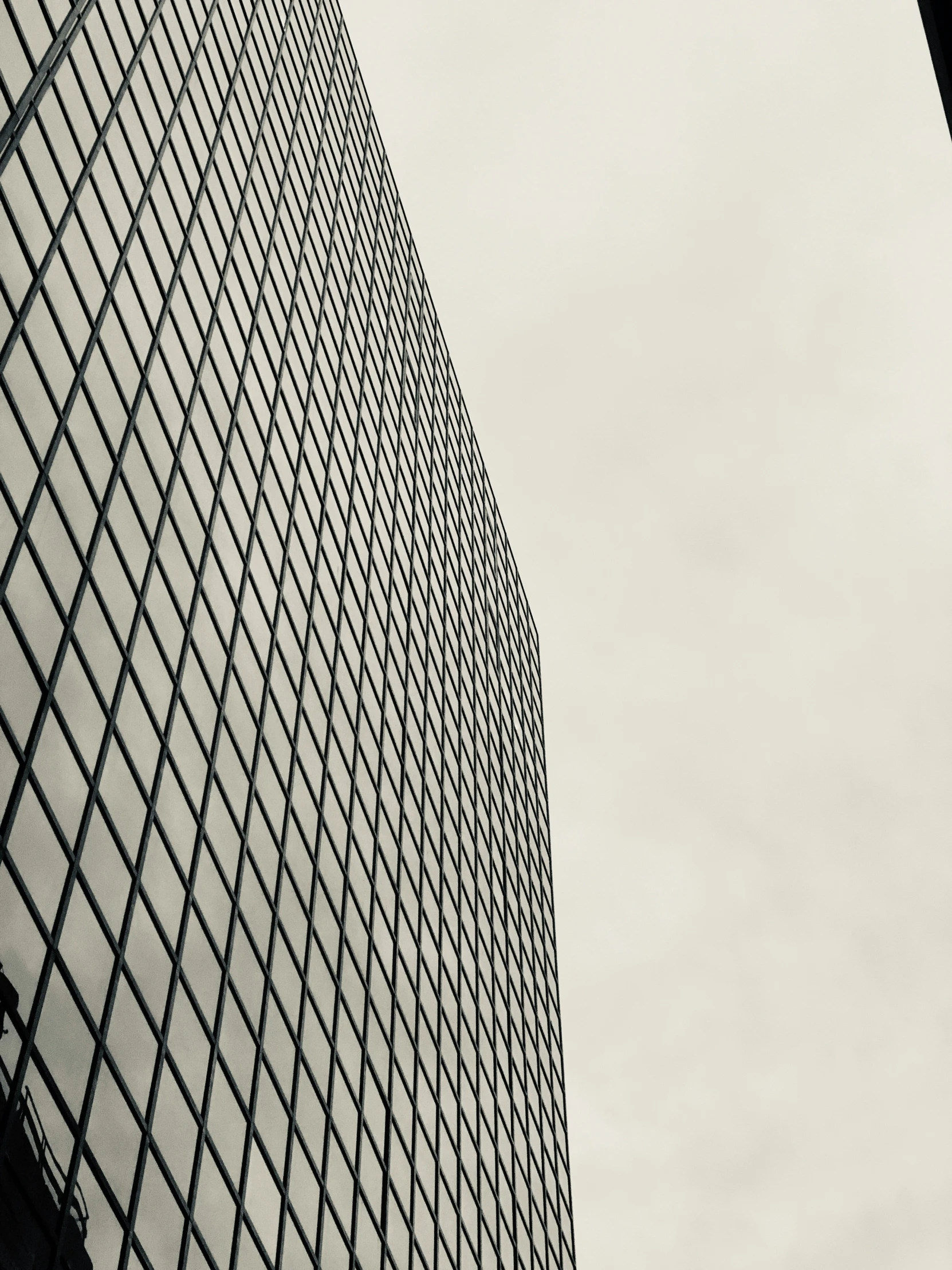 a black and white image of the top of a building