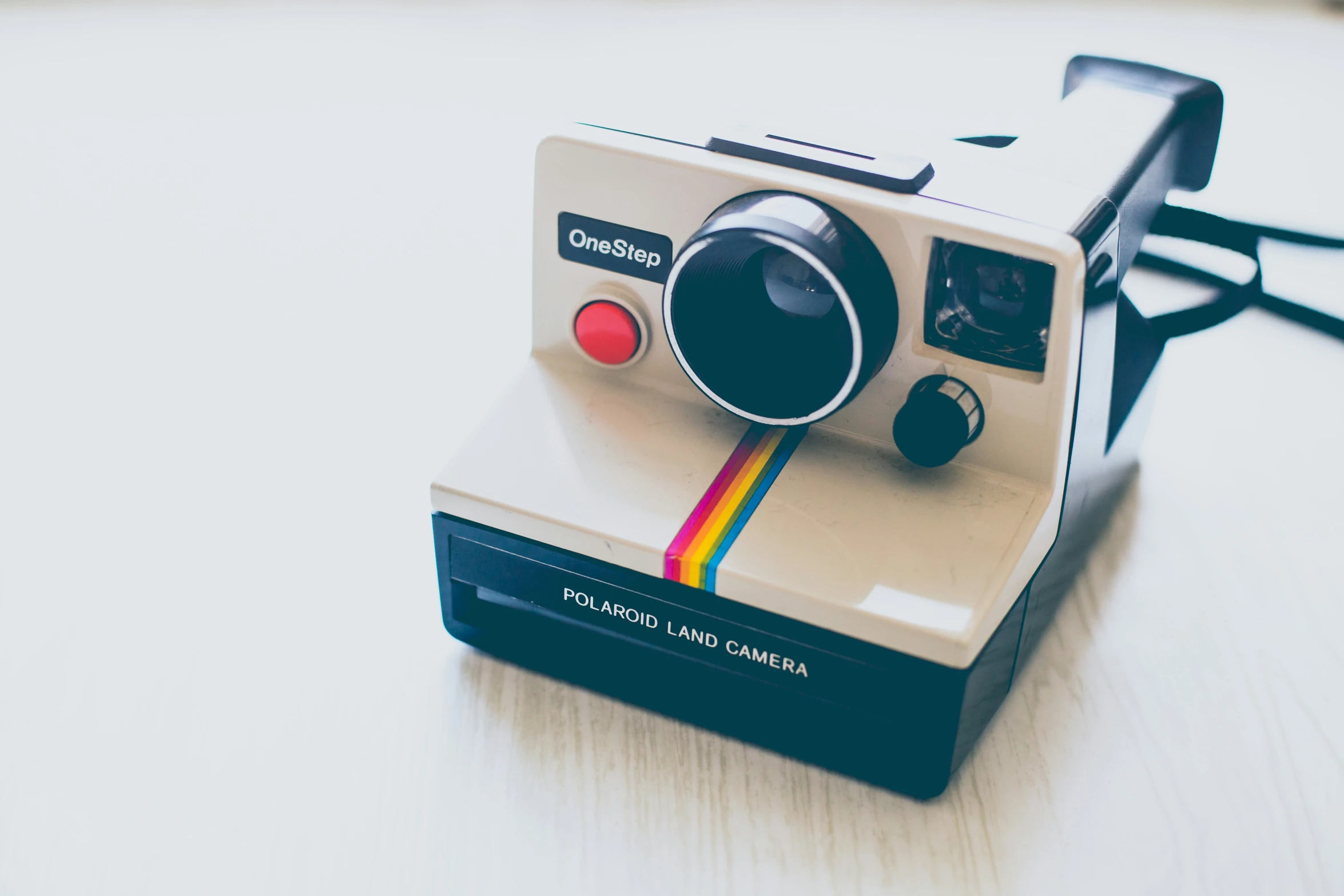 a camera that has been placed on top of a table