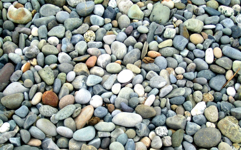 various types of rocks displayed on top of each other