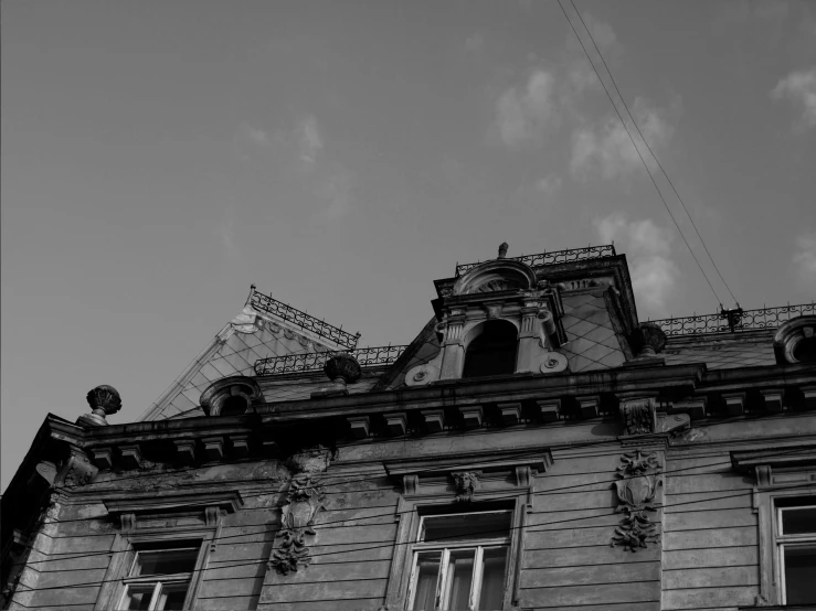 an image of a building that looks to be old