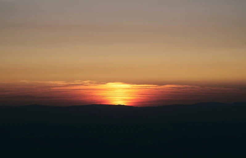 a po of a beautiful sunset over a city