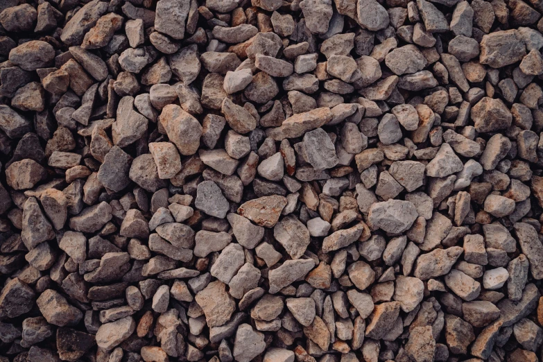 rocks and gravel have been crushed up to make a great background