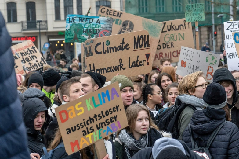 the demonstration was organized by students and parents