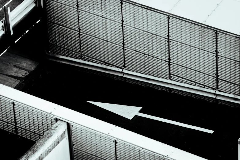 a close up of a road sign on the ground