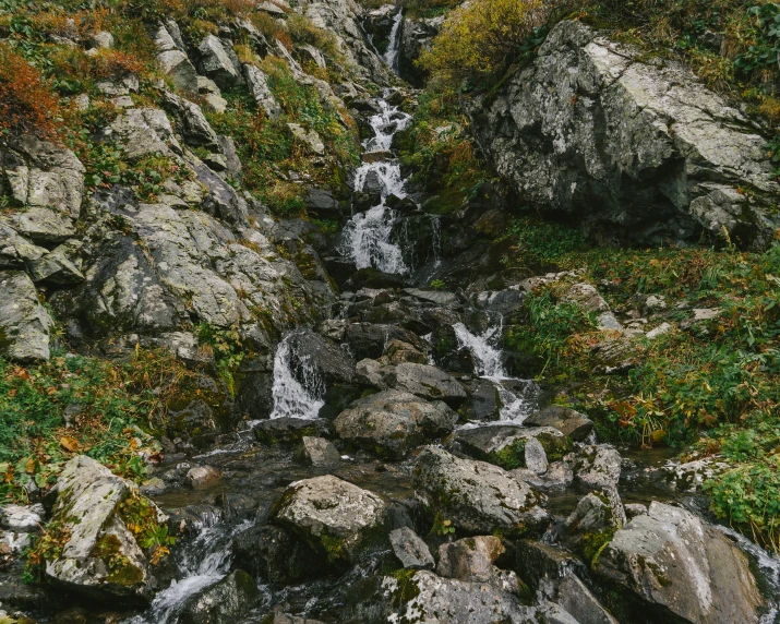 there are several water features in the mountains