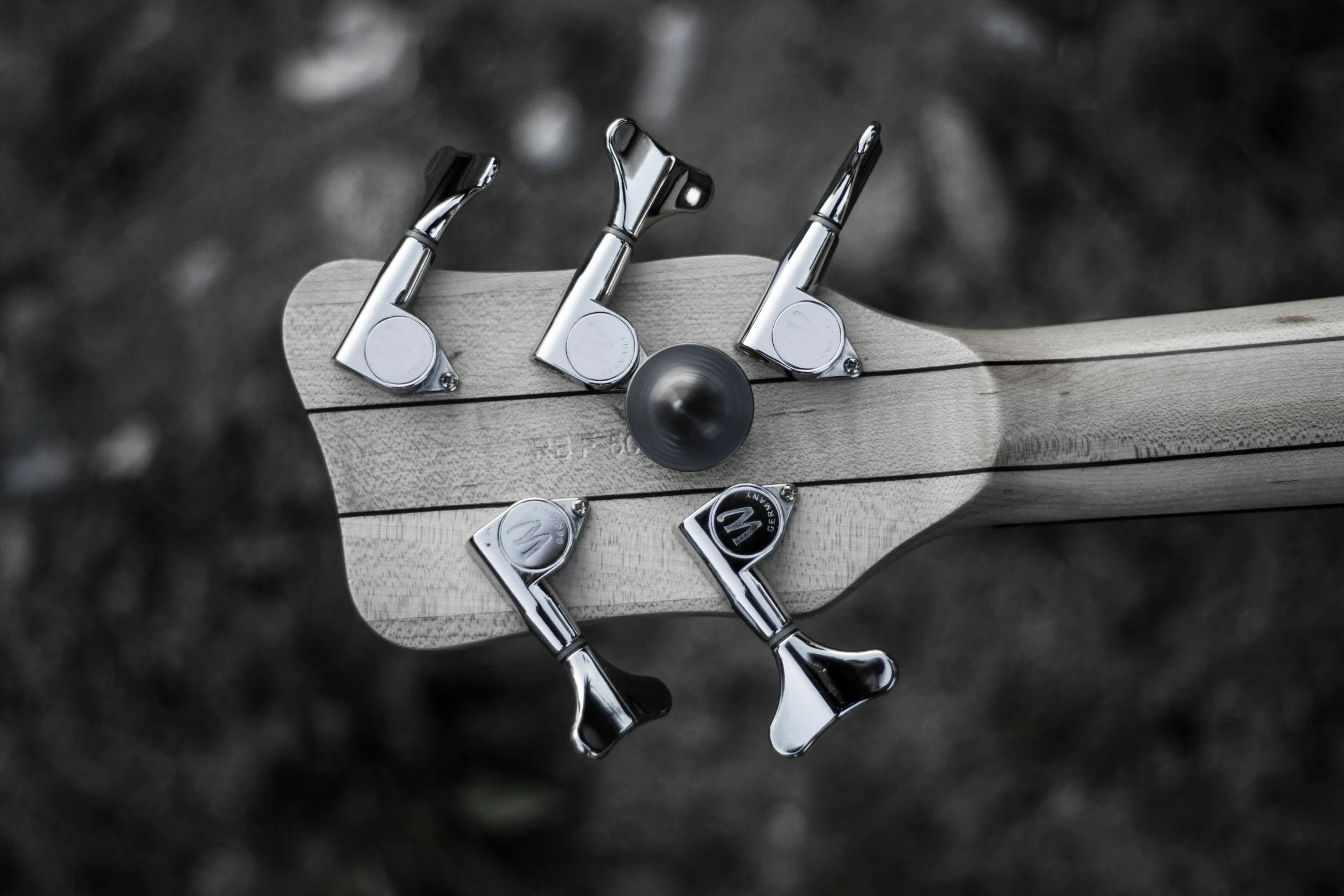 a black and white po of guitar pickers