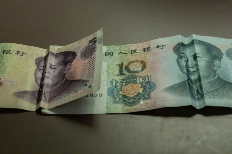 a po of three different currency notes