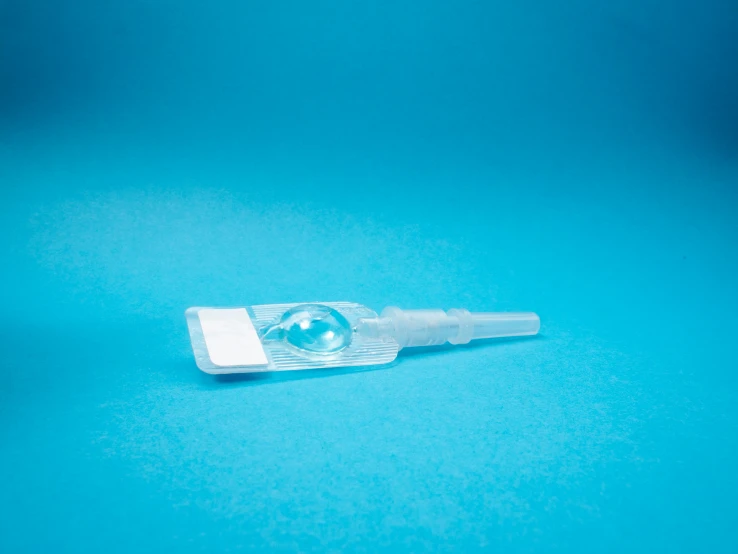 an empty toothbrush is seen on the surface