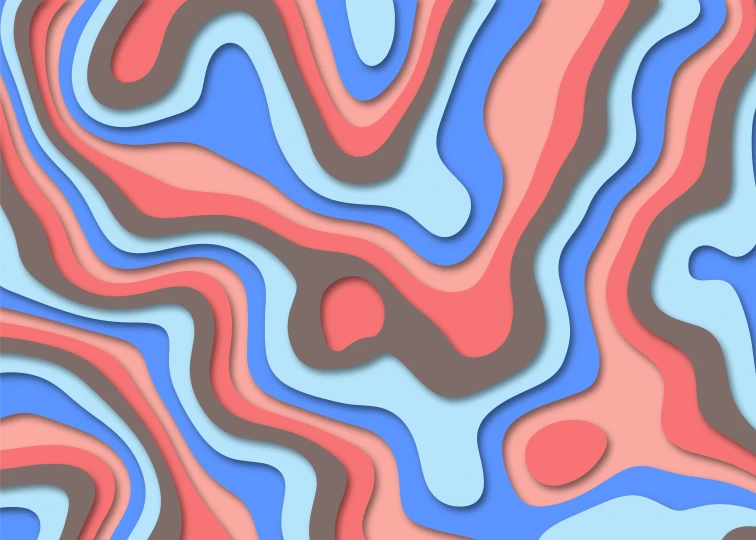 pink blue grey and black wavy pattern background