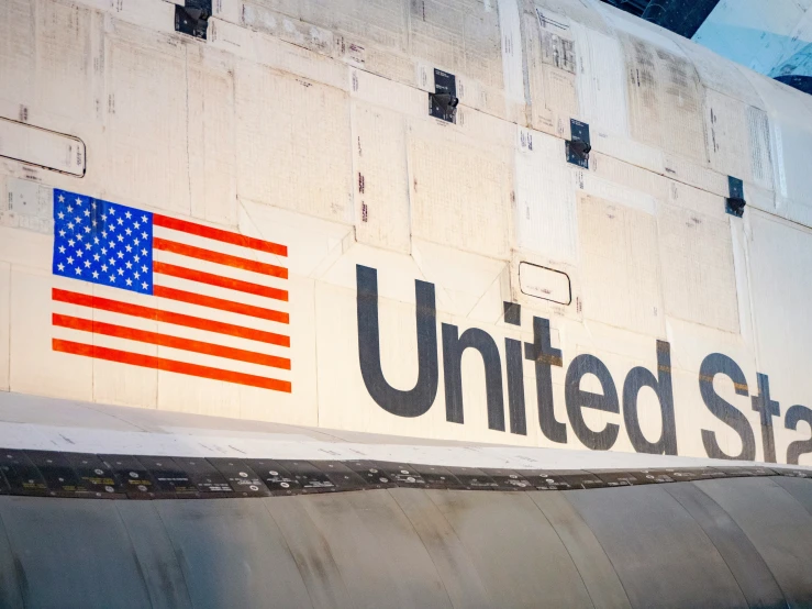 a large ship with the us air force logo on it