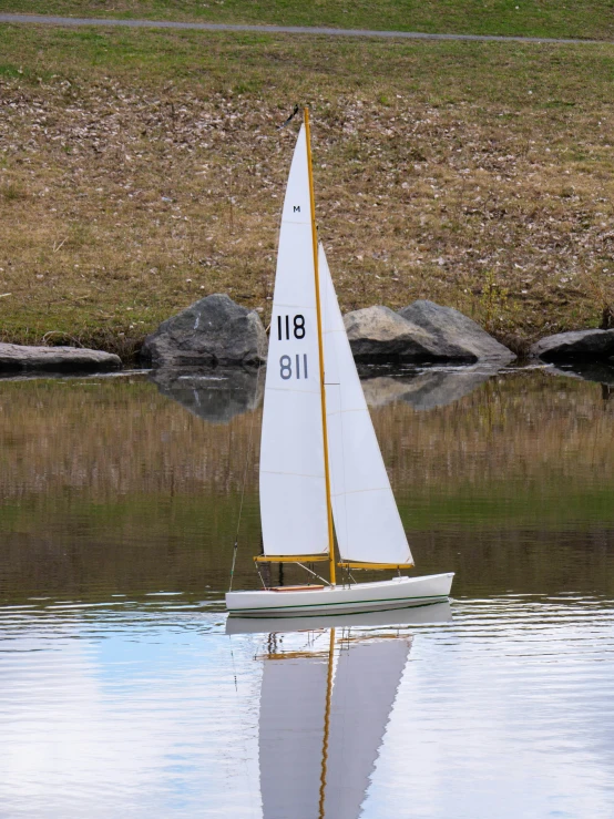 a sailboat that is in the water